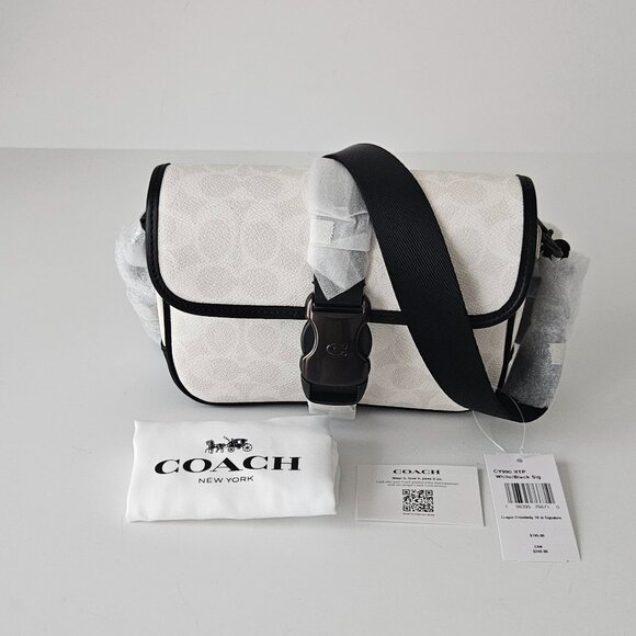 COACH league crossbody bag 19 in signature canvas - Picture 1 of 12